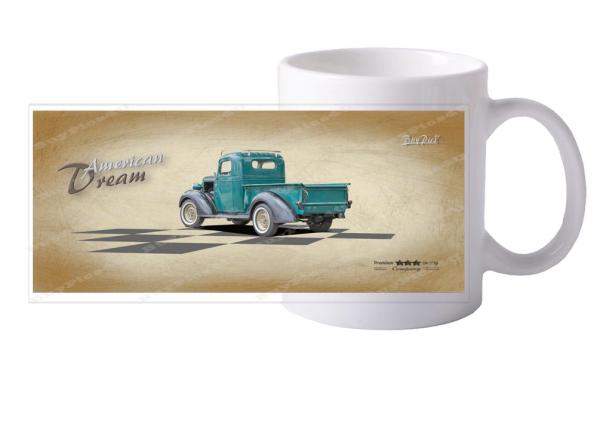 Keramiktasse mit Motiv von Pickup KTaPu2020-15